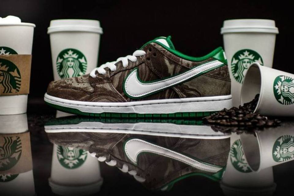 Nike lança tênis inspirado na Starbucks