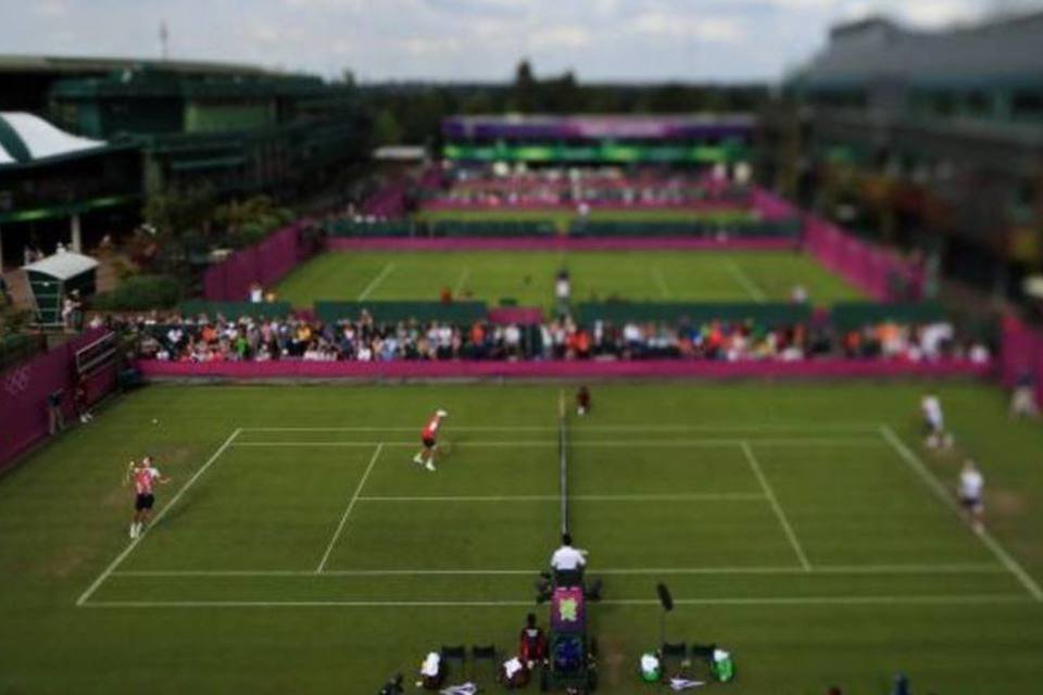 Sede de Wimbledon quebra tradição e abre espaço para as cores