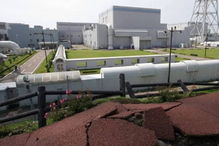 A usina de Fukushima: governo não planeja religar os reatores (Getty Images)