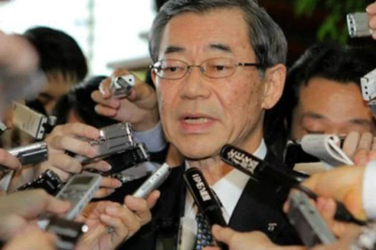 Masarata Shimizu, presidente da Tepco, confirmou as indenizações às pessoas afetadas  (AFP)