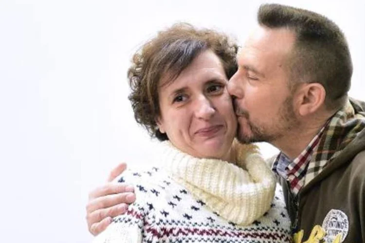 A auxiliar de enfermagem espanhola que foi a primeira pessoa infectada com ebola, Teresa Romero (Pierre-Philippe Marcou/AFP)