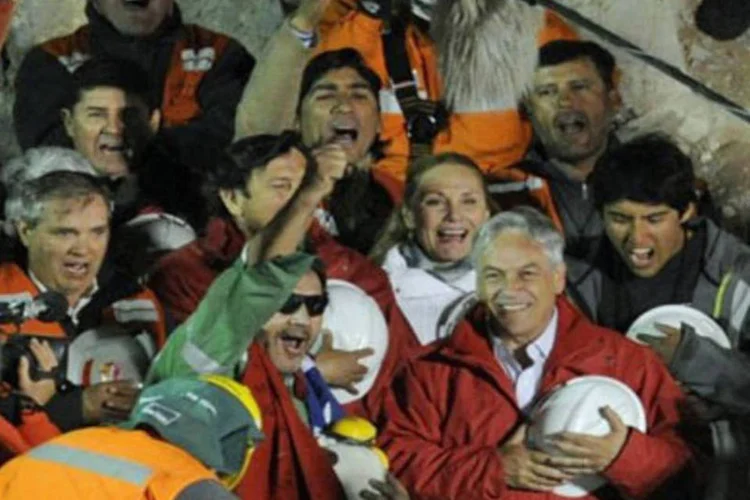 O resgate dos 33 mineiros foi feito ontem  (Arquivo)