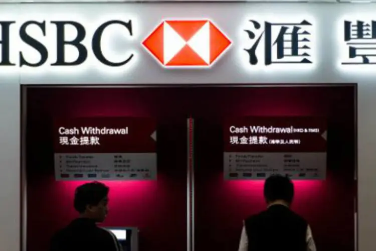 Terminais de atendimento do HSBC: mais de mil contribuintes belgas pode estar envolvidos, diz procuradoria (Philippe Lopez/AFP)