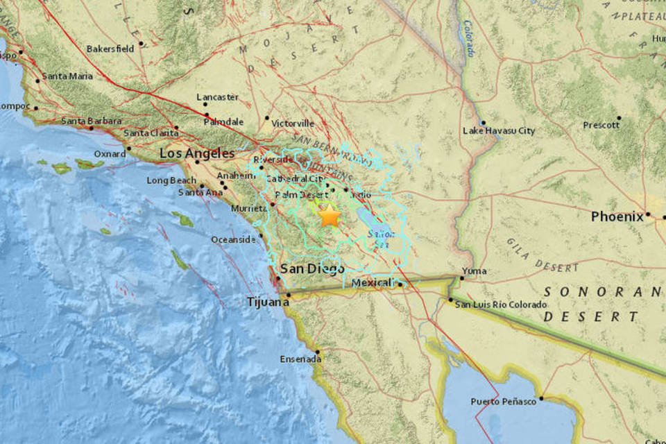 Terremoto de magnitude de 5,2 graus atinge sul da Califórnia