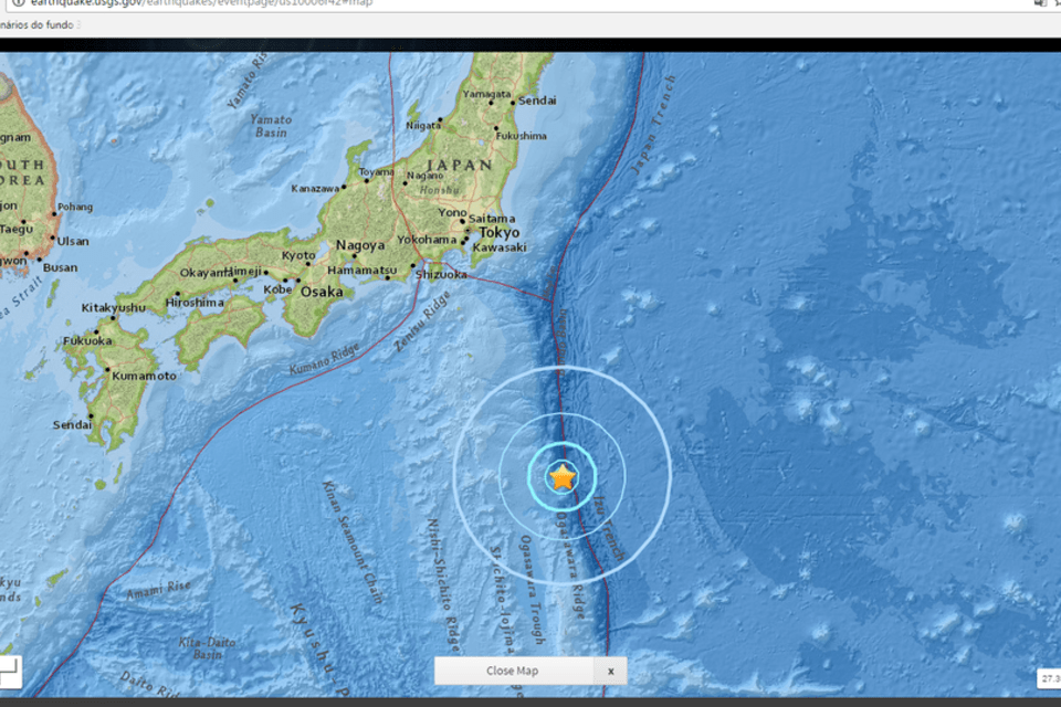 Terremoto de magnitude 6,1 atinge principal ilha do Japão