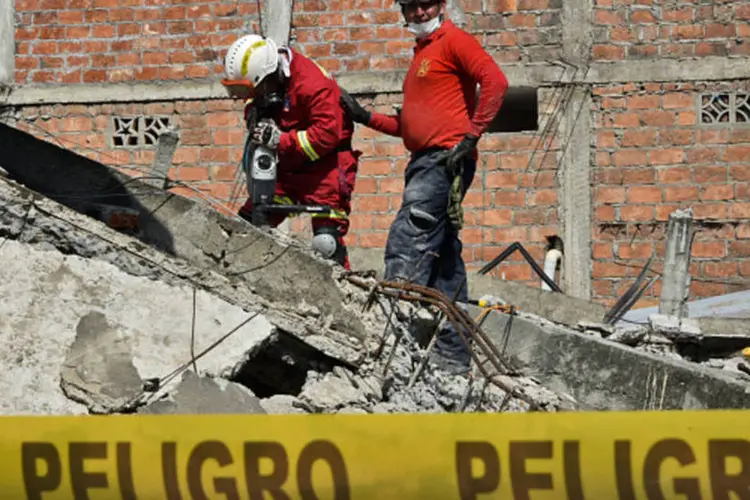
	Peru: uma das localidades mais afetadas foi o distrito de Yanque, onde muitas casas s&atilde;o constru&iacute;das de pau a pique
 (Getty Images)