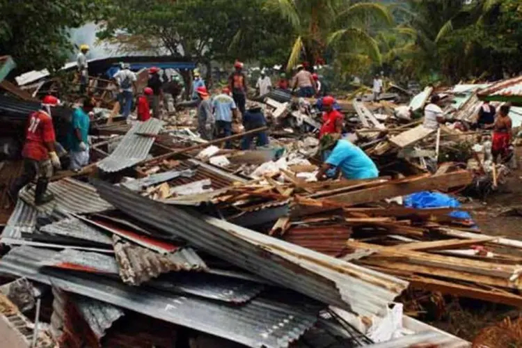
	Terremoto em Samoa: em setembro de 2009, quase 200 pessoas morreram em Tonga e Samoa ap&oacute;s tsunami
 (Getty Images)