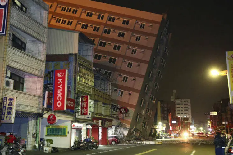 
	Taiwan: terremotos s&atilde;o frequentes no pa&iacute;s, mas costumam causar poucos danos
 (Stringer/Reuters)