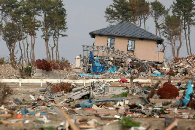 
	Terremoto no Jap&atilde;o, em mar&ccedil;o de 2011: um terremoto de 9 graus, seguido de um gigantesco tsunami, causou 18 mil mortos
 (Getty Images)