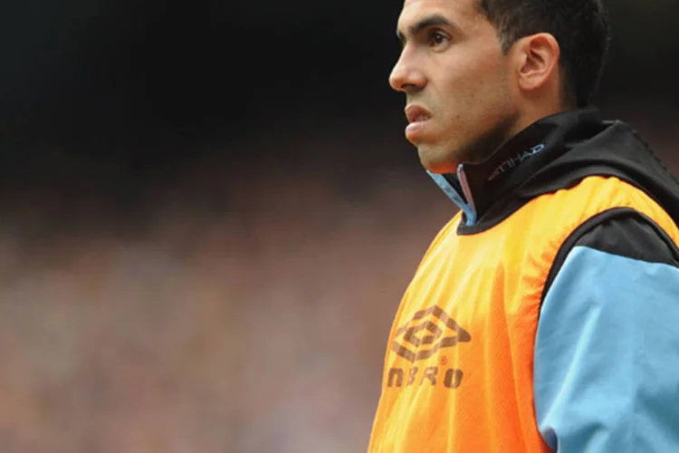O argentino se recusou a entrar no jogo quando o Manchester City perdia por 2 a 0 para o Bayern de Munique no dia 27 de setembro (Michael Regan/Getty Images)