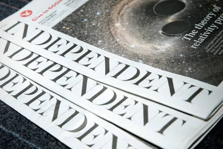 "The Independent":  (Adrian Dennis / AFP)