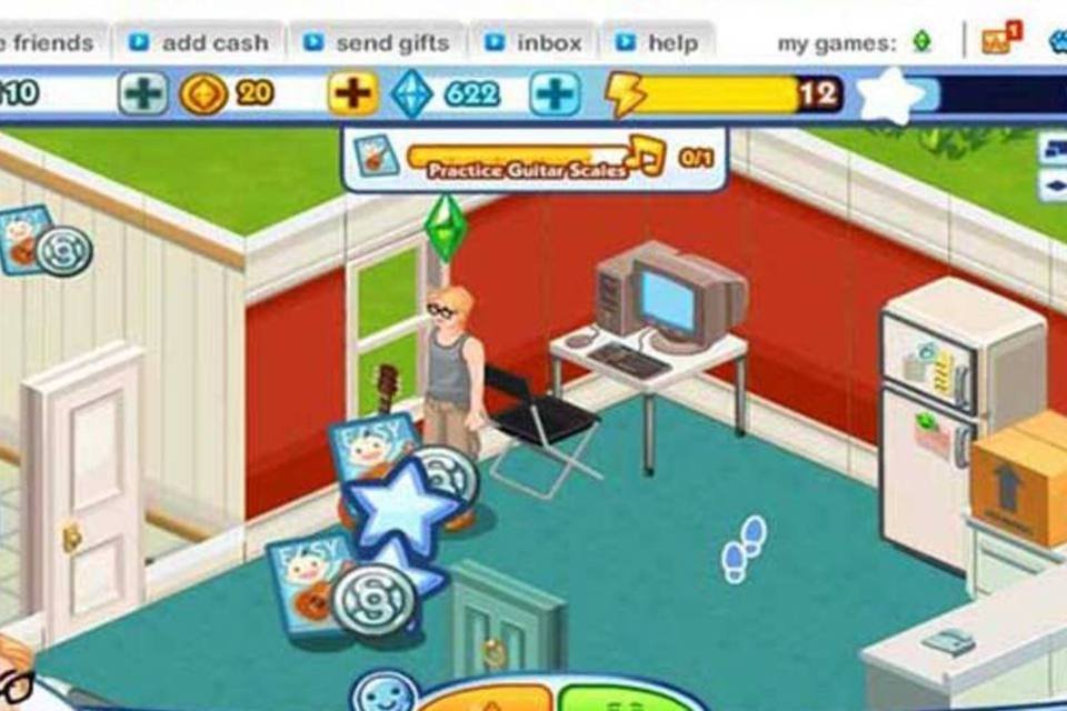 The Sims já é terceiro jogo mais popular do Facebook
