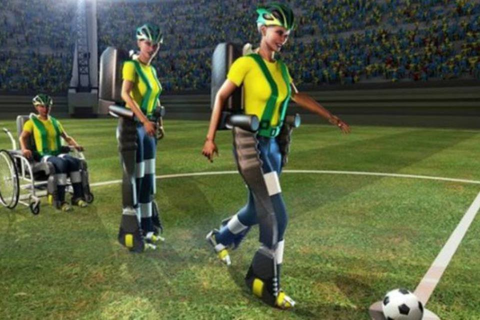 Paraplégico dará chute inicial da Copa graças a exoesqueleto