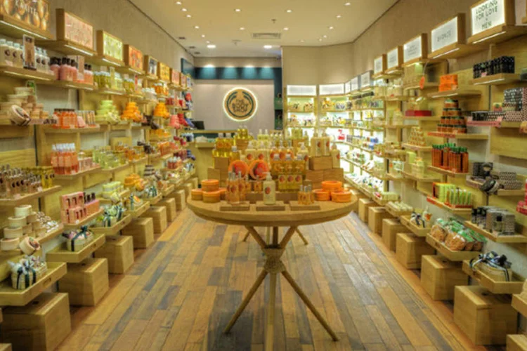 
	Interior da loja The Body Store: marca inglesa de cosm&eacute;ticos abre segunda loja no Brasil nesse s&aacute;bado, 15
 (Divulgação/Divulgação)