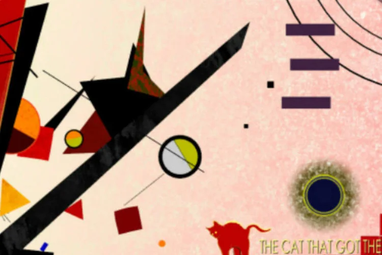 'The Cat That Got the Milk', inspirado em Kandinsky, Miró e Mondrian (Divulgação)