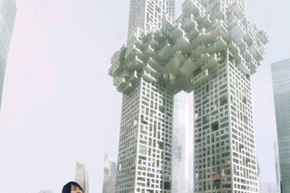 Torres residenciais serão unidas por nuvem de pixels em Seul