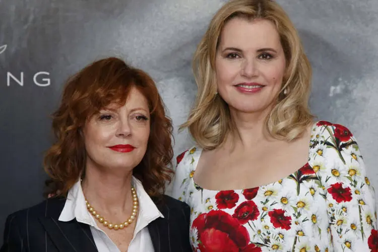 
	Susan Sarandon e Geena Davis: ap&oacute;s 25 anos, as atrizes revelaram que o final surpreendente do filme esteve muito perto de n&atilde;o acontecer
 (Jean-Paul Pelissier / Reuters)