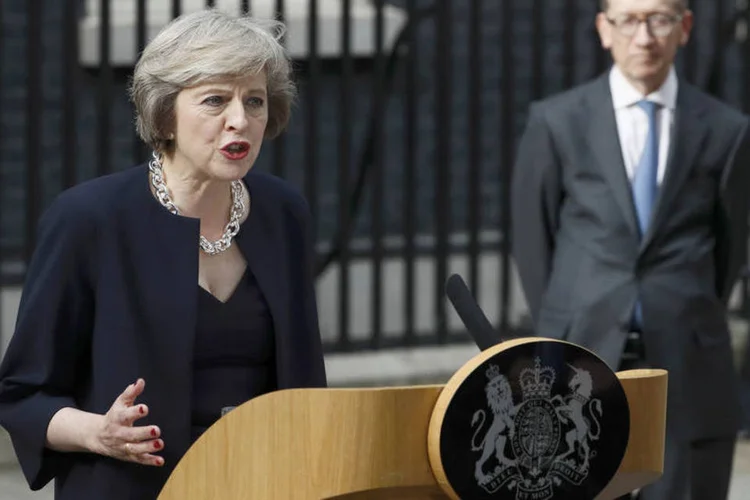 
	Theresa May: ela &eacute; segunda mulher na hist&oacute;ria do pa&iacute;s a ocupar o cargo
 (Stefan Wermuth / Reuters)