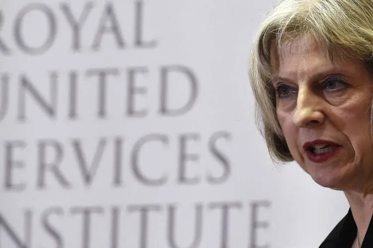Theresa May: desde que 52 pessoas foram mortas em 2005, cerca de 40 planos terroristas foram interrompidos (Toby Melville/Reuters)