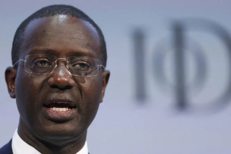 
	Tidjane Thiam, novo CEO do Credit Suisse: Thiam pode cortar 150 bilh&otilde;es de francos su&iacute;&ccedil;os em ativos da divis&atilde;o de renda fixa, commodities e moedas do banco
 (REUTERS/Suzanne Plunkett/Files)