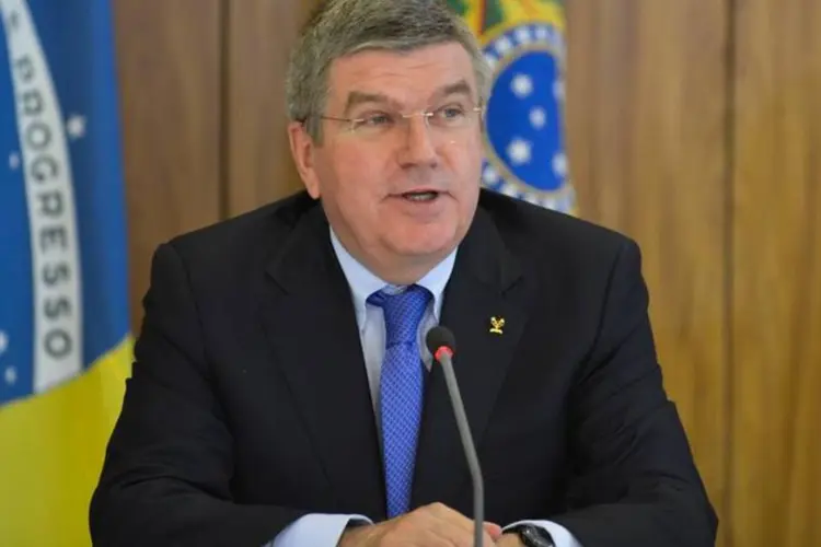 
	Thomas Bach, presidente do COI
 (Elza Fiuza/Agência Brasil)