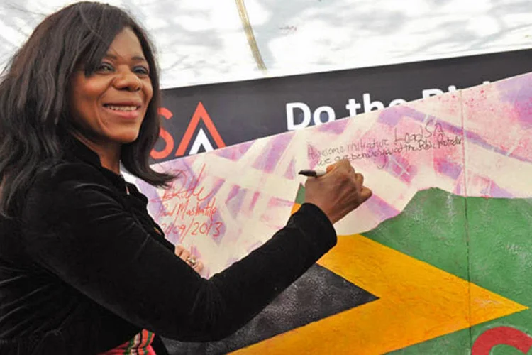 A advogada sul-africana Thuli Madonsela: "protetora pública" desde 2009, Thuli é conhecida por ser implacável em sua batalha contra a corrupção na África do Sul (Flickr)