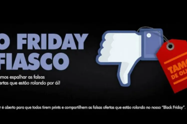 Tumblr O Friday Fiasco: tática adotada por empresas, dizem os internautas, é basicamente a mesma “maquiagem de preços” do ano passado (Reprodução)