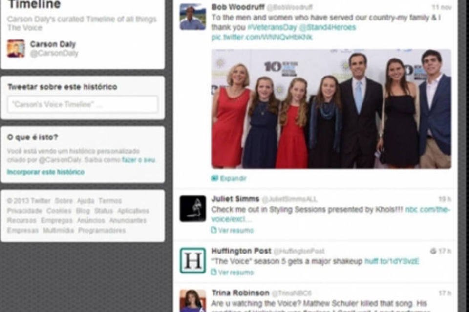 Twitter anuncia recurso para personalizar linha do tempo