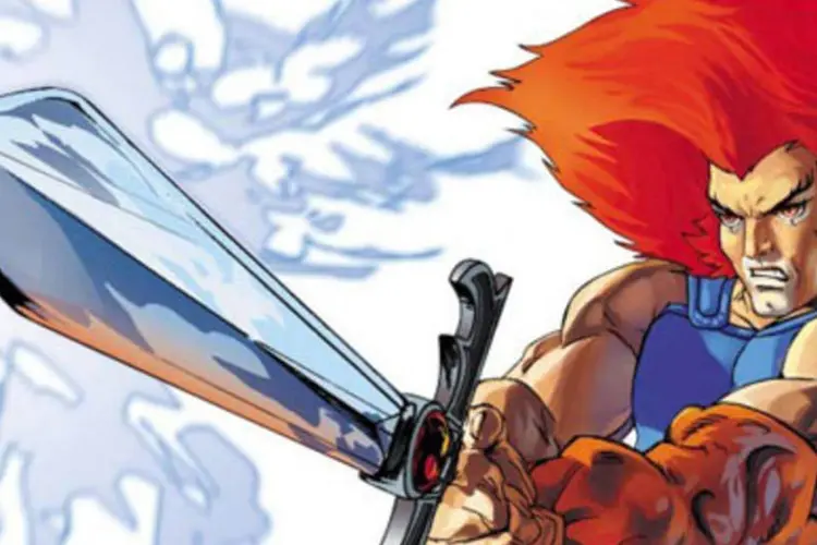 Thundercats: o jovem Lion-O com a espada de Thundera (.)