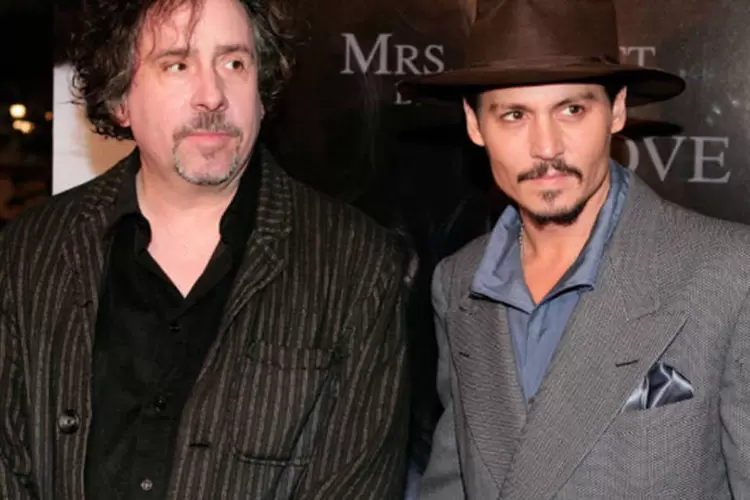 Para Burton, trabalhar com Depp neste filme envolveu "uma nova dinâmica", já que o personagem de Barnabas "era muito especial para Johnny'" (Kevin Winter/Getty Images)