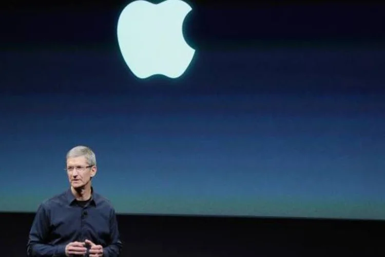 Tim Cook anuncia novo iPhone em Cupertino (Kevork Djansezian/Getty Images)