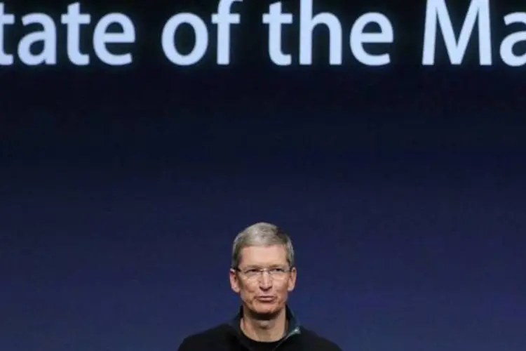 Tim Cook, que assumiu o comando da Apple depois de Steve Jobs, afirmou que tem mantido a política da empresa de se concentrar apenas em alguns produtos (Justin Sullivan/Getty Images)