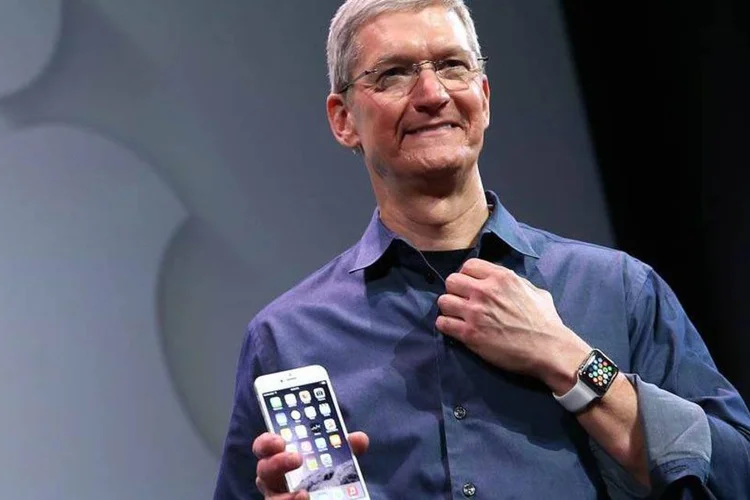 
	Tim Cook: o Apple Watch ir&aacute; mudar a vida das pessoas, afirmou o CEO
 (Justin Sullivan / Getty Images)