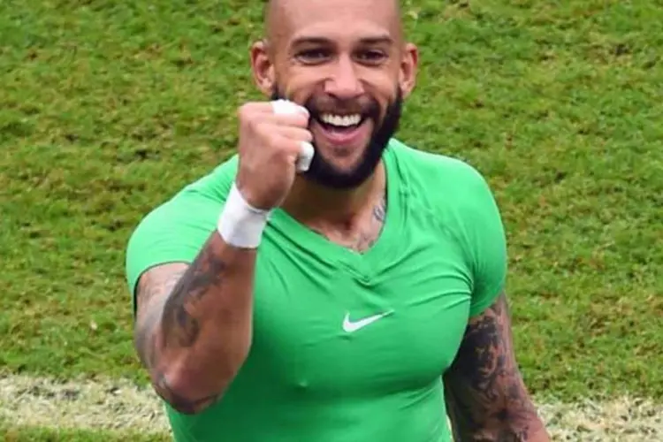 
	Tim Howard, goleiro titular da sele&ccedil;&atilde;o dos Estados Unidos na Copa de 2014
 (Getty Images)