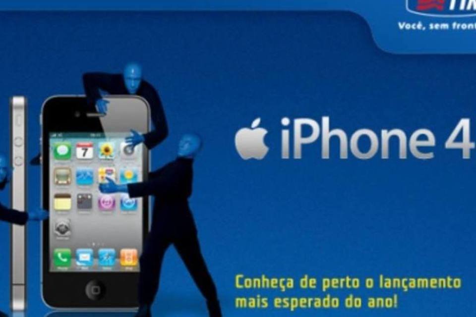 TIM abrirá lojas à meia-noite para lançamento do iPhone 4