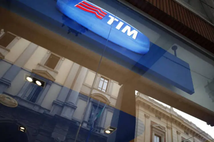 
	Fachada de uma loja da TIM, unidade da Telecom Italia, em Chieti
 (Marc Hill/Bloomberg)