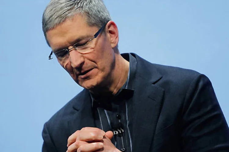 Tim Cook: “Nós nos importamos com as condições de trabalho de nossos funcionários. Eu já trabalhei em fábrica” (Getty Images)