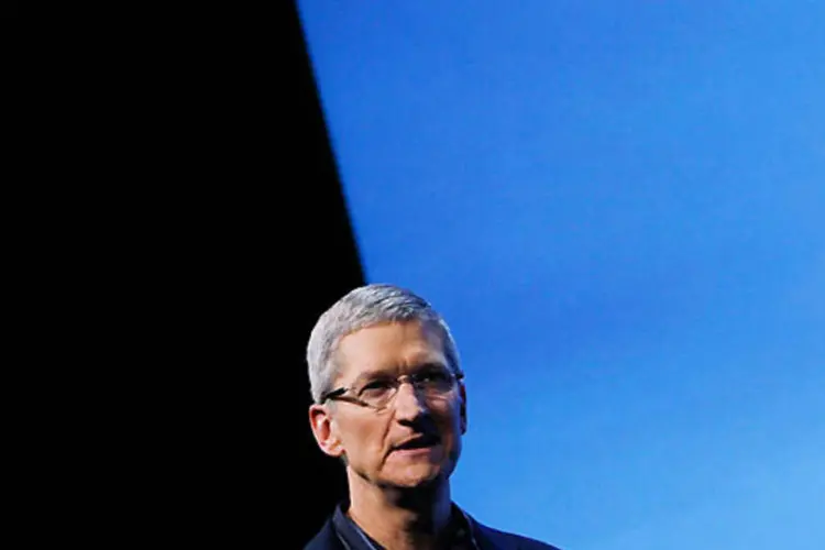 Tim Cook: defesa sem ressalvas por parte de Steve Jobs (Getty Images)