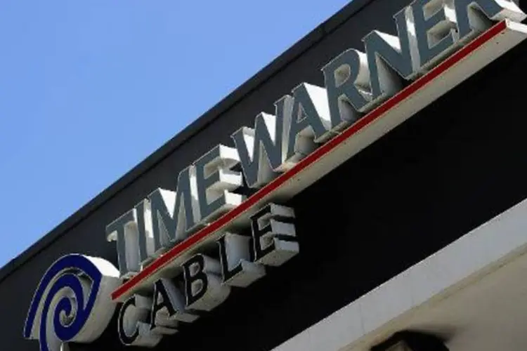 Logo da Time Warner Cable: acordo pode ser anunciado a partir de terça-feira (Kevork Djansezian/AFP)