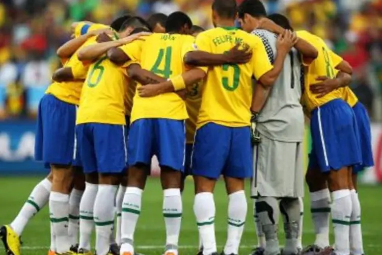 Seleção brasileira no jogo contra Portugal (./Getty Images)