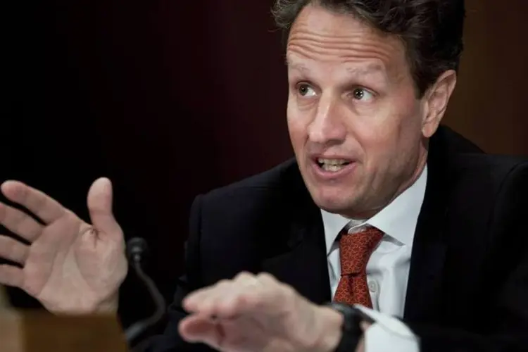 O secretário do Tesouro, Timothy Geithner: limite deve ser elevado "para proteger a confiança e o crédito dos Estados Unidos" (Getty Images)