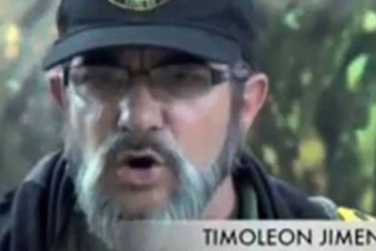 
	O comandante das Farc, conhecido como Timochenko: Timochenko, confirmou na segunda-feira os di&aacute;logos em busca de um acordo de paz
 (AFP)