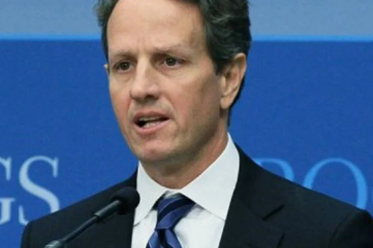 Timothy Geithner, secretário do Tesouro dos Estados Unidos (.)