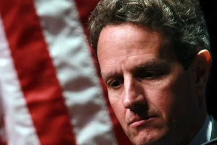 Timothy Geithner, secretário do Tesouro dos Estados Unidos: G20 não deve usar câmbio para ganho comercial (Justin Sullivan/Getty Images)