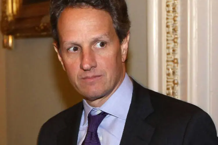 Geithner: "atualmente o crescimento econômico dos Estados Unidos é de quase 2% por ano. É muito pouco para nós" (Getty Images)