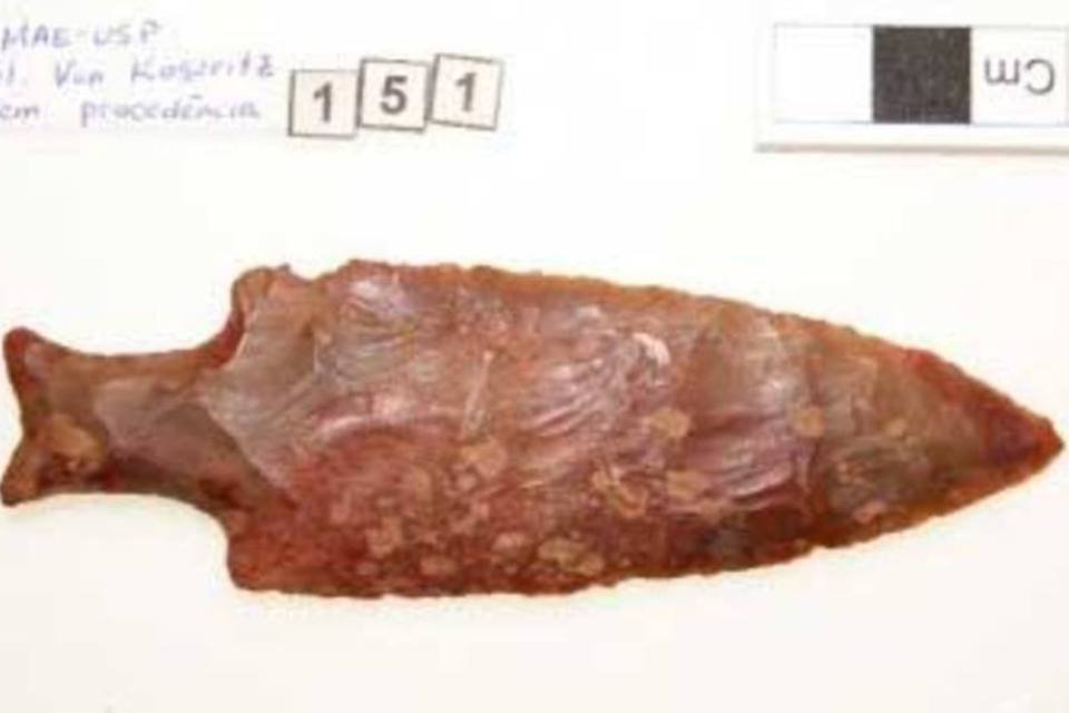 Pontas de pedra trazem questão sobre pré-história brasileira