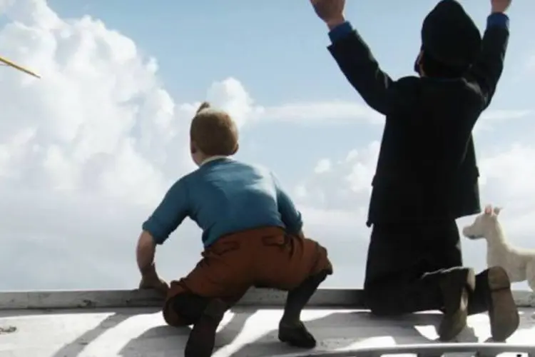 O filme Tintin em 3D: técnica poderá ser usada em qualquer lugar com o novo aparelho (Divulgação)