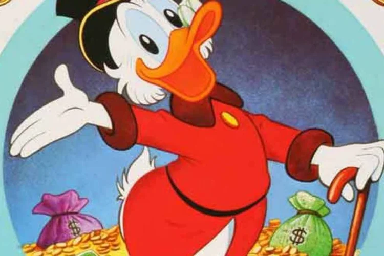 Tio Patinhas: muitos brasileiros guardam dinheiro como o célebre personagem da Disney (MARCELO SPATAFORA/MEMÓRIA ABRIL)