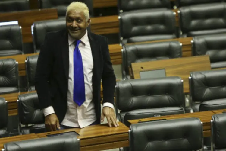 O deputado federalTiririca (PR-SP) durante votação no plenário da Câmara  (Fábio Rodrigues Pozzebom/ABr)