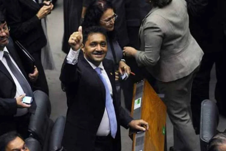 Tiririca participa da cerimônia de posse do novo Congresso Nacional, em Brasília (Wilson Dias/Agência Brasil)
